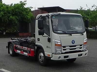 德力专用汽车DSP5040ZXXBEVT20A型纯电动车厢可卸式垃圾车