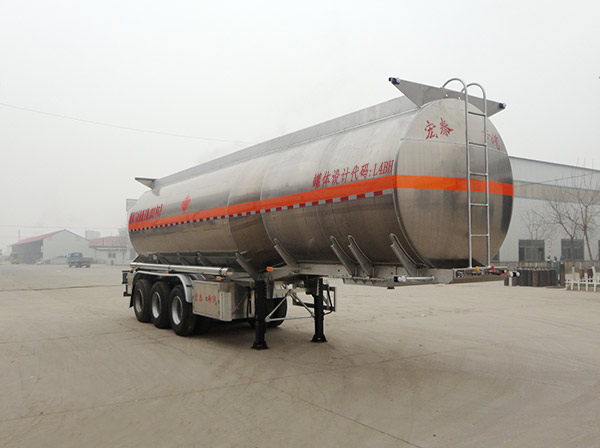 HHT9401GRYB型铝合金易燃液体罐式运输半挂车