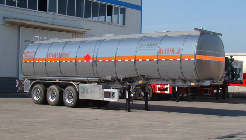 SKW9403GRYL型铝合金易燃液体罐式运输半挂车