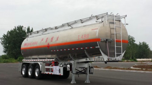 YQ9401GRYCY2型铝合金易燃液体罐式运输半挂车