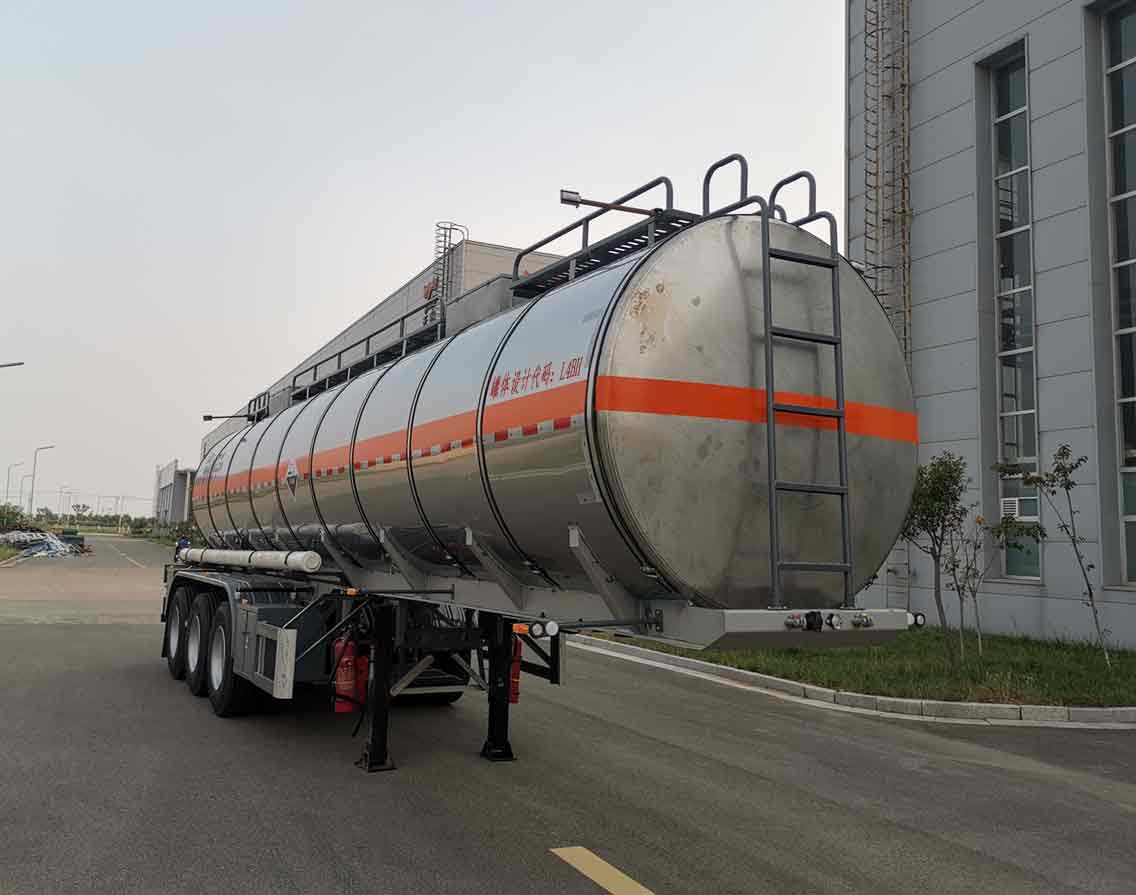 连云港天明装备TM9409GFWYL2型腐蚀性物品罐式运输半挂车