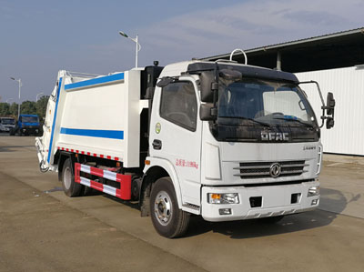 HNY5120ZYSE6型东风多利卡国六3800压缩式垃圾车