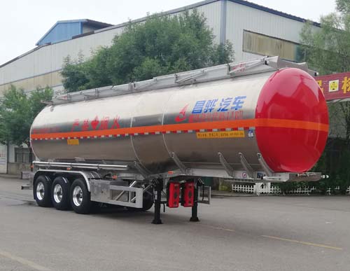 HCH9408GRYJC型铝合金易燃液体罐式运输半挂车图片