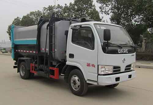 HLW5042ZZZ6EQ型东风多利卡国六自装卸式垃圾车