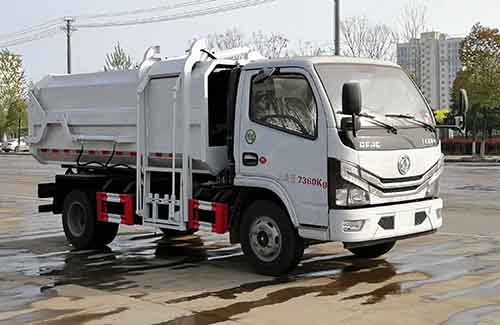 CLQ5070ZZZ6型东风多利卡国六自装卸式垃圾车