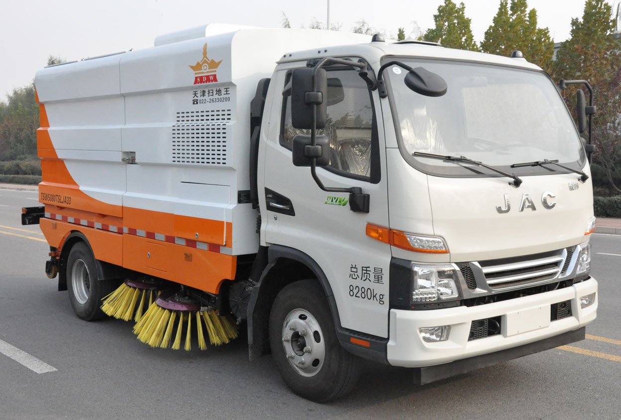 天津扫地王专用车辆装备TSW5080TSLJA33型扫路车