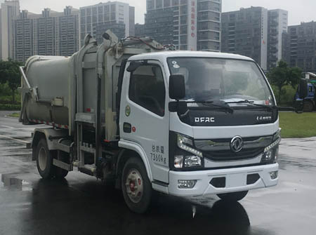 EQ5070ZZZS6型东风多利卡国六自装卸式垃圾车
