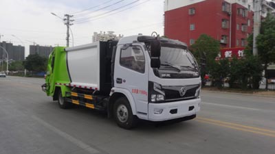 HCQ5125ZYSEQ6型东风多利卡国六3800压缩式垃圾车