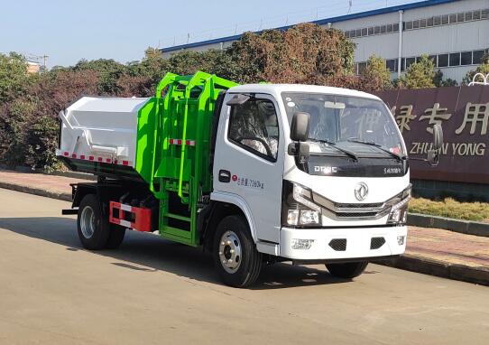 SLV5070ZZZE型东风多利卡国六自装卸式垃圾车