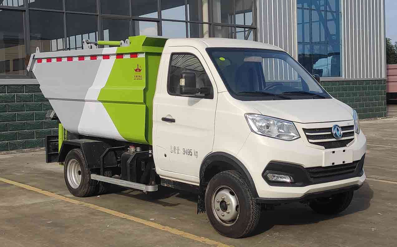 天津扫地王专用车辆装备TSW5030ZZZEQBEV型纯电动自装卸式垃圾车