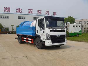 HCQ5125GQWE6型东风多利卡国六3800清洗吸污车