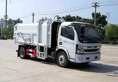 CLQ5120ZZZ6型东风多利卡国六3800自装卸式垃圾车