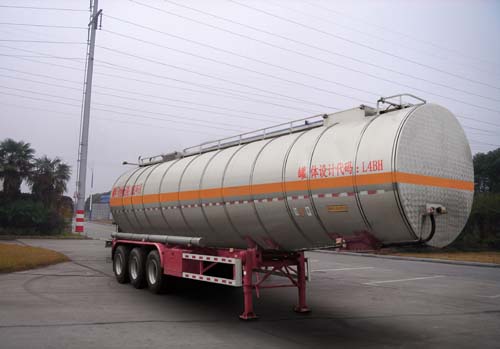 THT9401GRYE1型铝合金易燃液体罐式运输半挂车