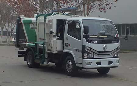 SMQ5070ZZZEQE6型东风多利卡国六自装卸式垃圾车