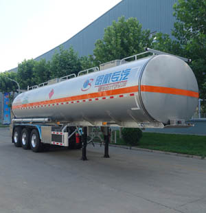 ZPS9409GRYD型铝合金易燃液体罐式运输半挂车