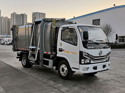 ZTQ5070ZZZE6G33F型东风多利卡国六自装卸式垃圾车