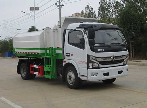 东风多利卡国六3800自装卸式垃圾车图片