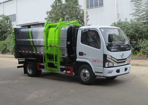 TWY5070ZZZE6型东风多利卡国六自装卸式垃圾车