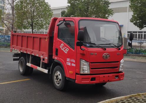 组图：中国一汽平头柴油自卸汽车图片