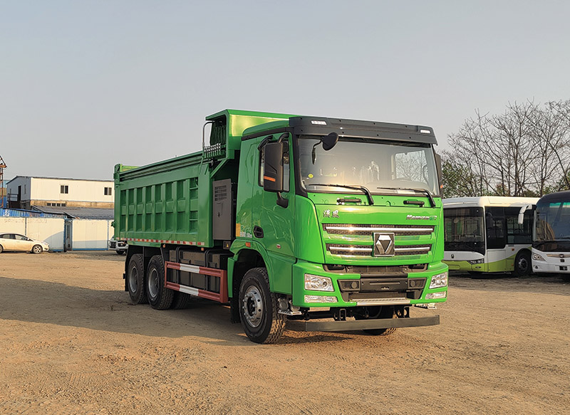 组图：南京徐工汽车纯电动自卸式垃圾车图片