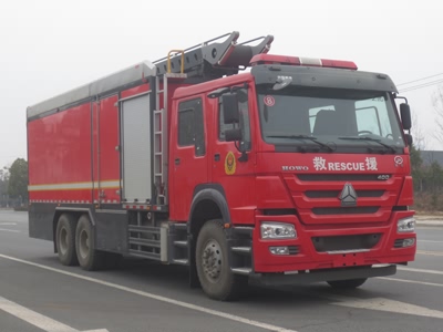 湖北江南专用特种汽车JDF5250TXFDF10/Z5型水带敷设消防车