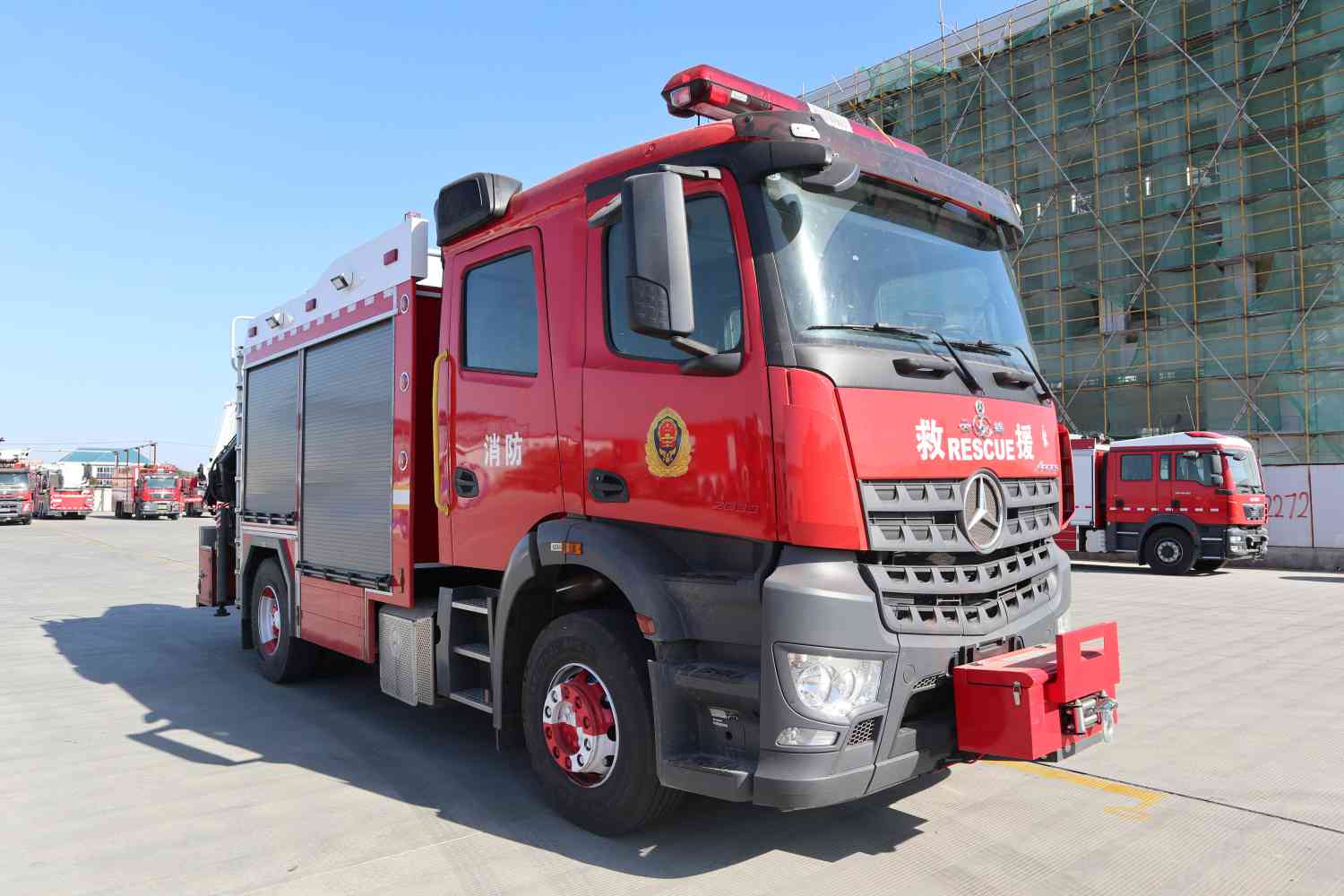 武汉汽车改装厂WHG5140TXFJY80/BVA型抢险救援消防车