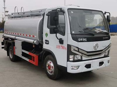 国六5吨普货供液车 个人户洗井液 5.6方东风润滑油运输车