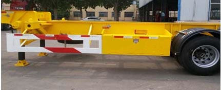 SDW9400TWY型危险品罐箱骨架运输半挂车图片