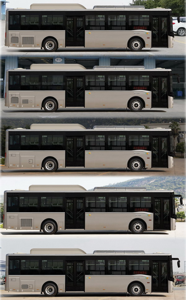 XML6125JEVY0C3型纯电动城市客车图片