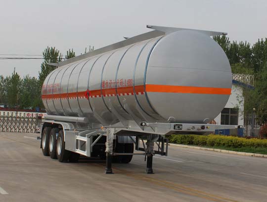 通亚达铝合金易燃液体罐式运输半挂车图片