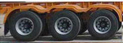 MK9400TWYA2型危险品罐箱骨架运输半挂车图片