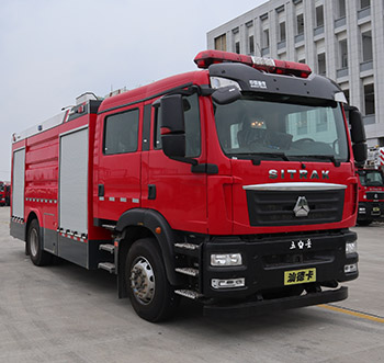 TAZ5196GXFSG80型水罐消防车图片