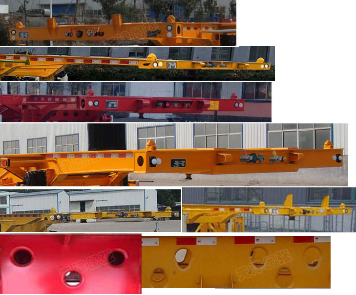 TQP9404TJZ型集装箱运输半挂车图片