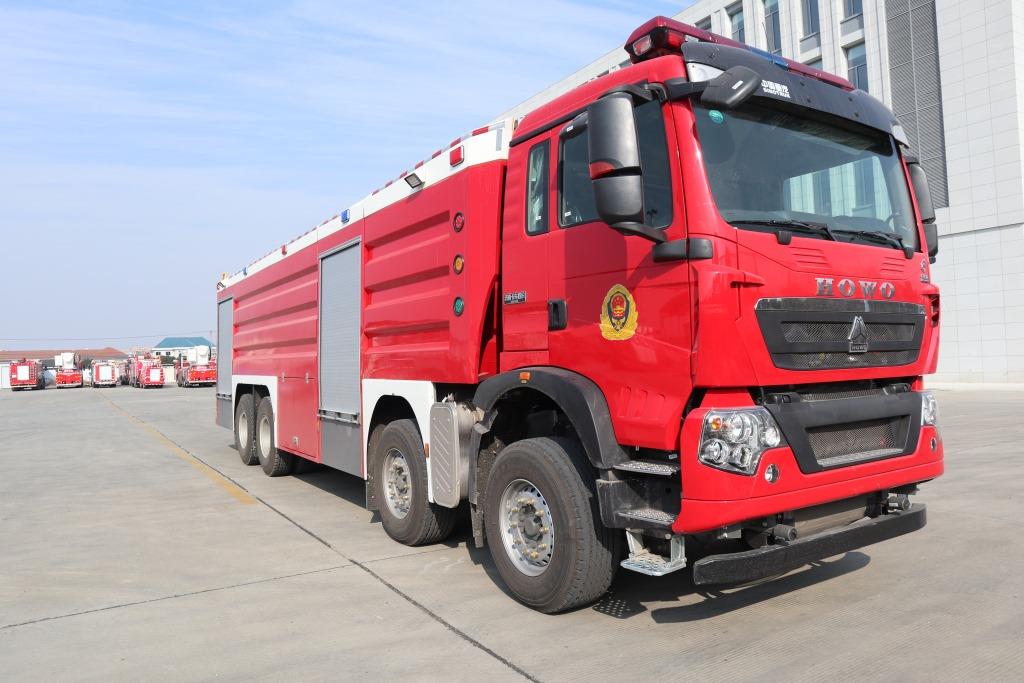 安奇正牌25吨水罐消防车专业评测普通排烟消防车