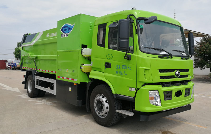 YTZ5181ZXLD0FCEV型燃料电池厢式垃圾车图片