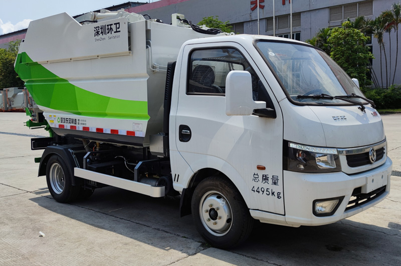 组图：深圳东风自装卸式垃圾车图片