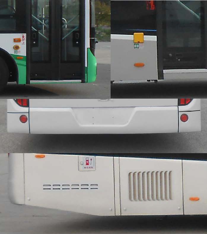 JS6108GHFCEV2型燃料电池低入口城市客车图片