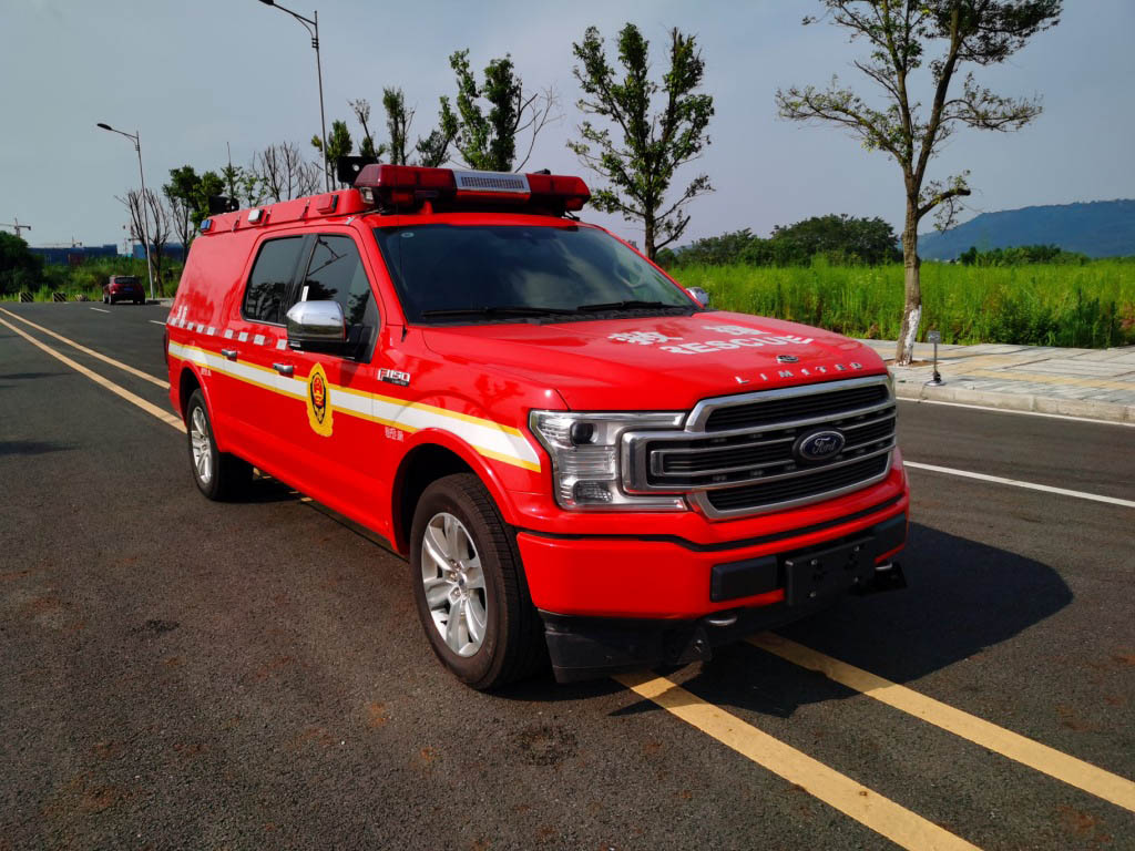 迪马宣传消防车图片