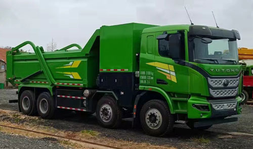 SQR5310ZLJFCEV62J型燃料电池自卸式垃圾车图片