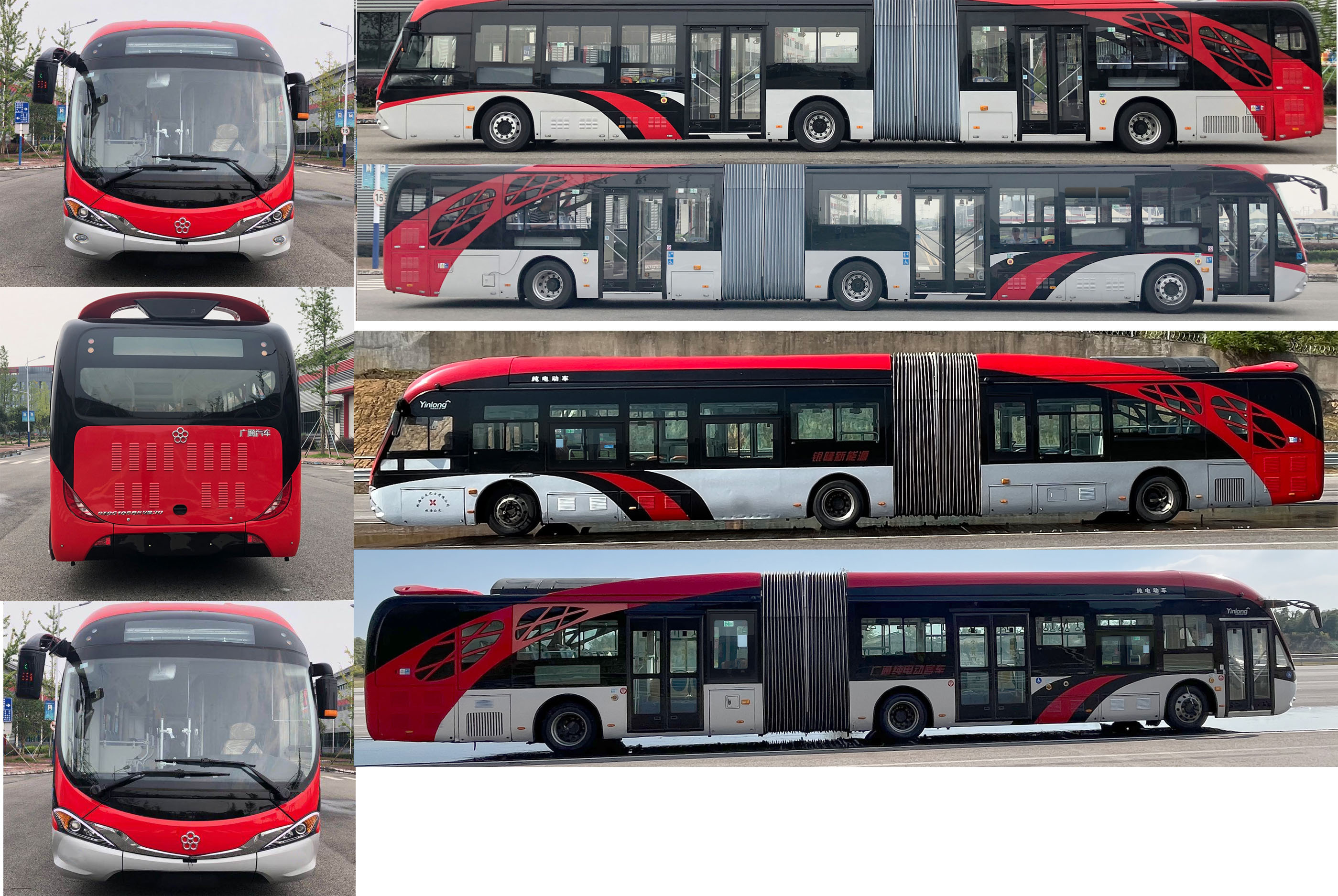 GTQ6186BEVB30型纯电动铰接低入口城市客车图片