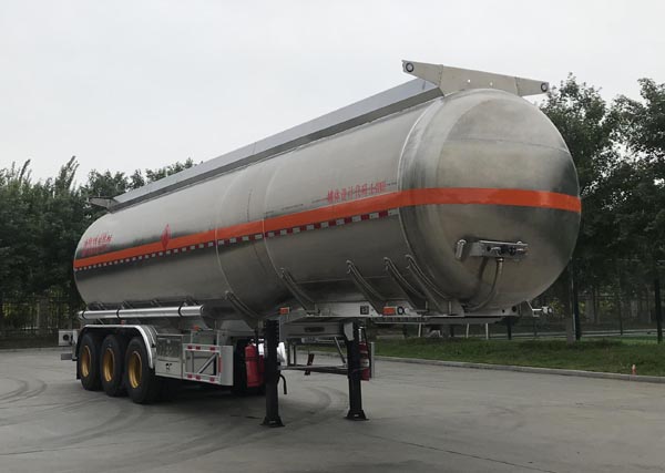 金碧铝合金易燃液体罐式运输半挂车图片