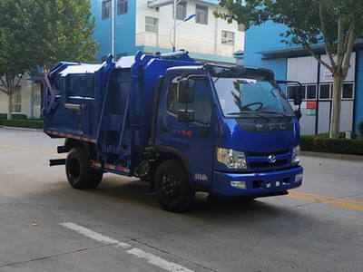 中联3吨压缩垃圾车视频图片