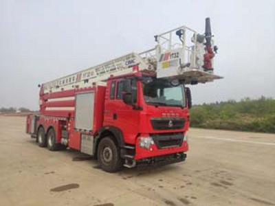 中国第一辆云梯消防车图片