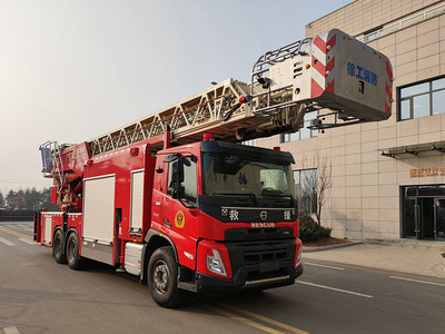 32米云梯消防车伸展图片