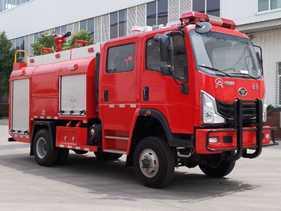豪沃12吨水罐消防车图片