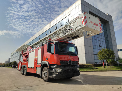 32米的云梯消防车最高能到几层楼图片