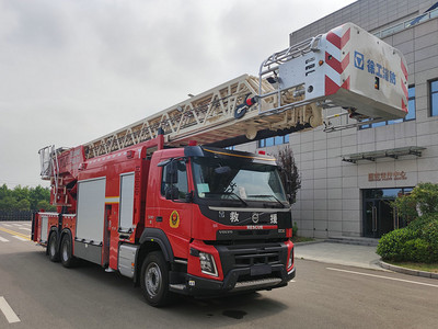 32米的云梯消防车能伸到几楼图片