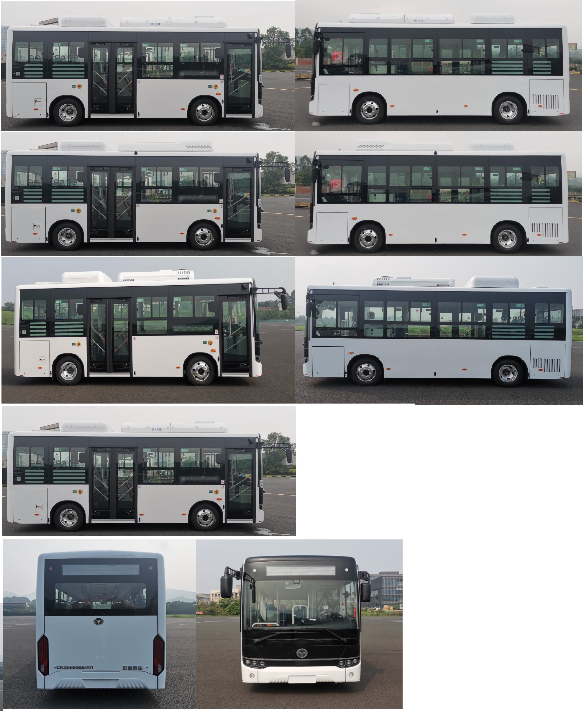 CKZ6690BEV01型纯电动低入口城市客车图片