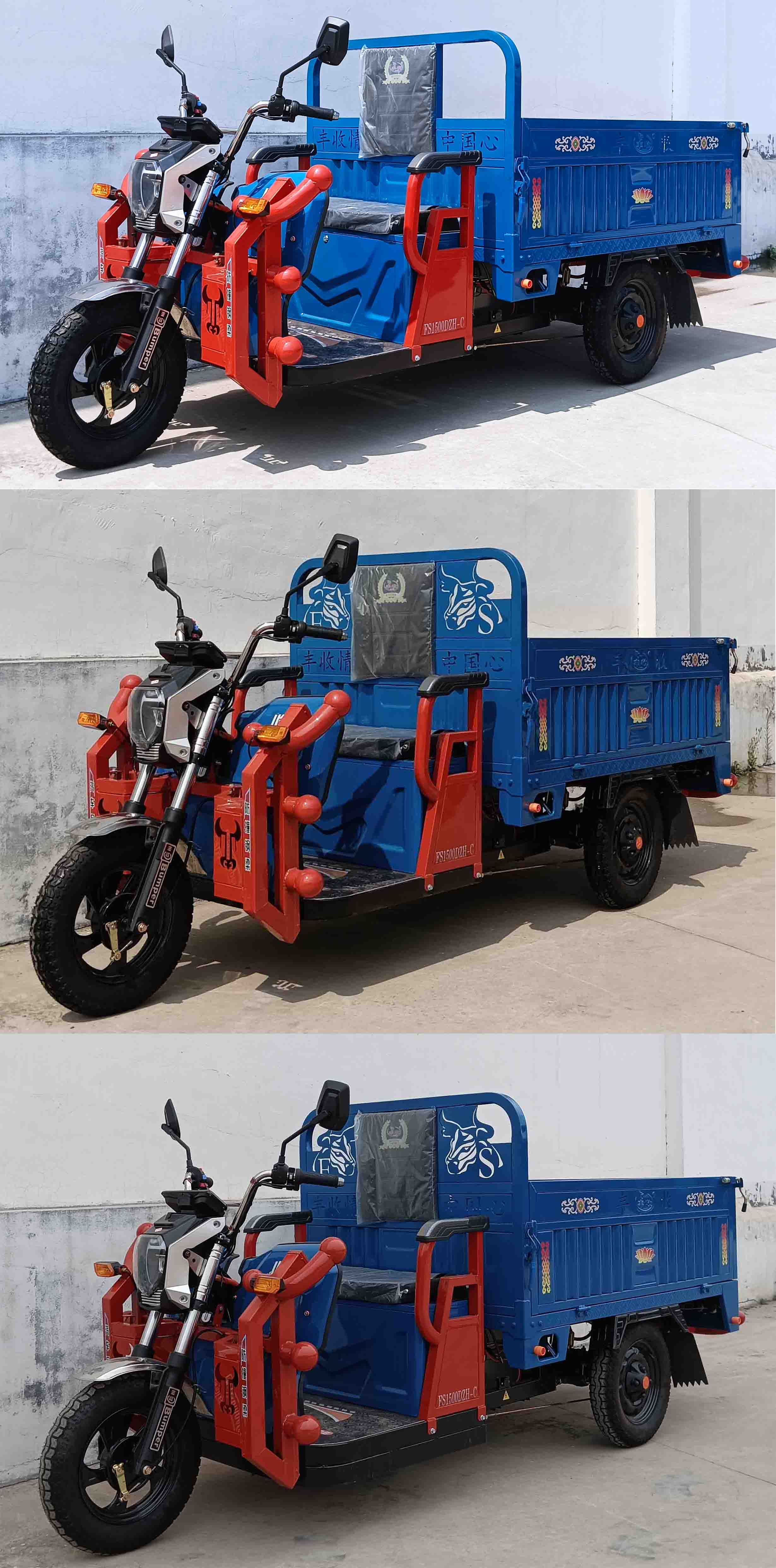 FS1500DZH-C型电动正三轮摩托车图片