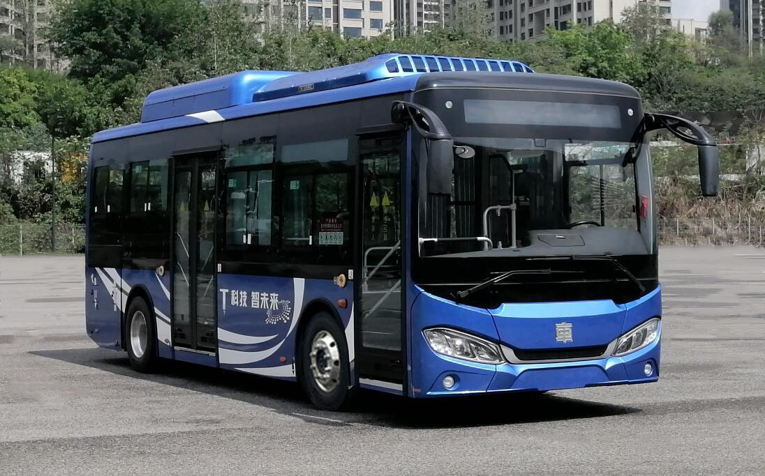 中国中车纯电动低地板城市客车图片